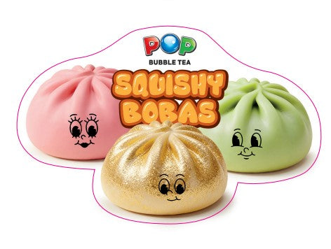 Pohár matrica - Squishy Bobas (100 db-os kiszerelés)