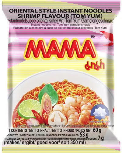Instant Tészta - Mama - Garnélás tom yum (60g-os kiszerelés)